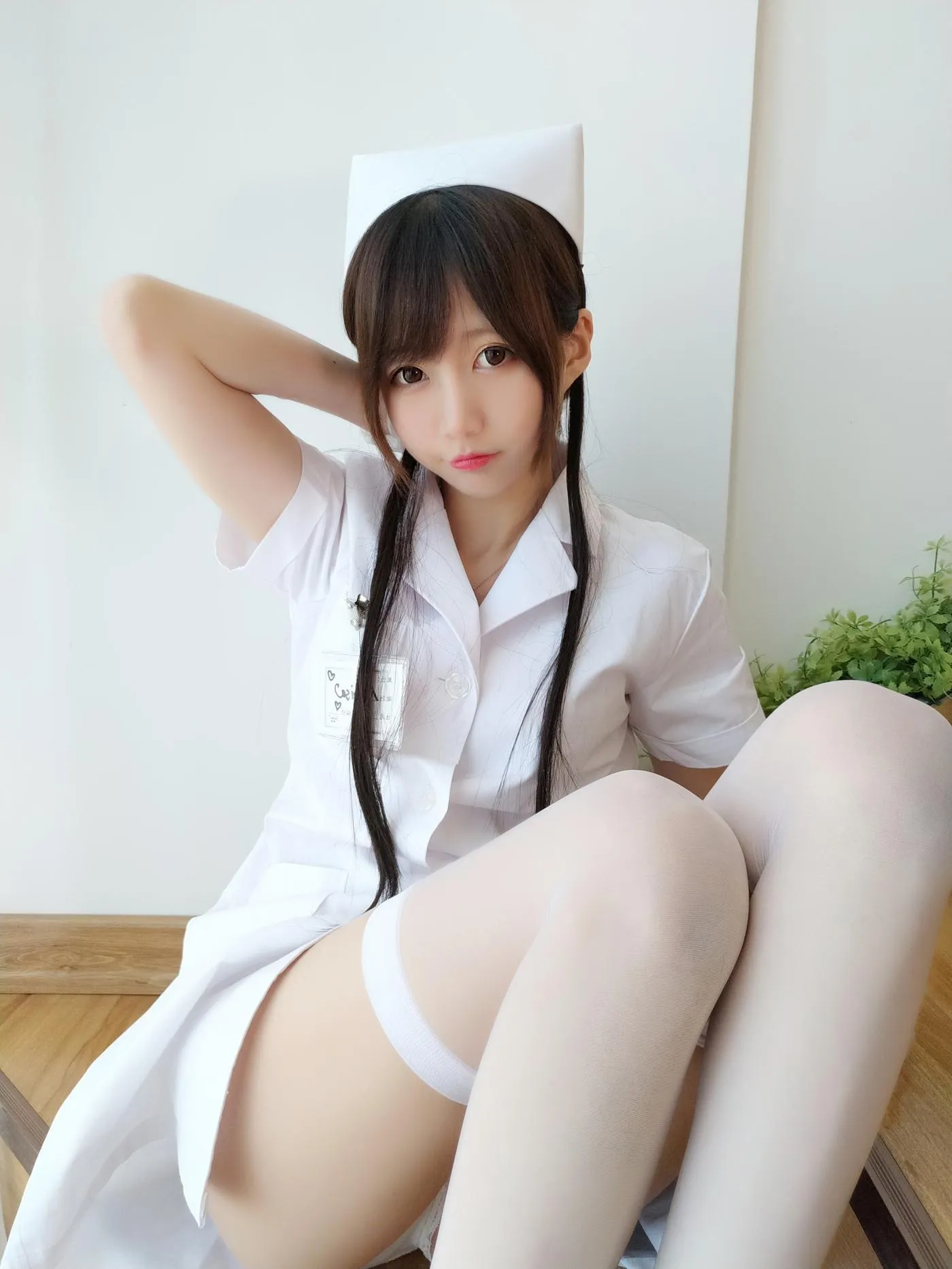 NAGISA魔物喵 – NO.27 自摄系列02白丝护士包 [60P]插图5